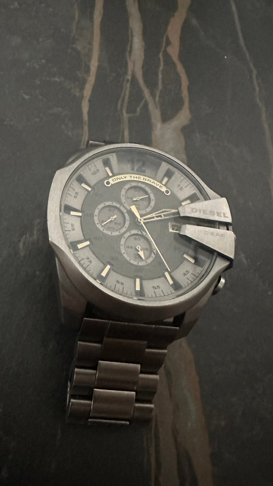 Diesel DZ4466 — (gunmetal/grey, 5159mm), Staal, Staal, Polshorloge, Zo goed als nieuw