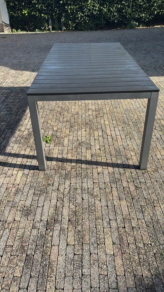 Tuintafel, Ophalen, Gebruikt, Rechthoekig, Aluminium
