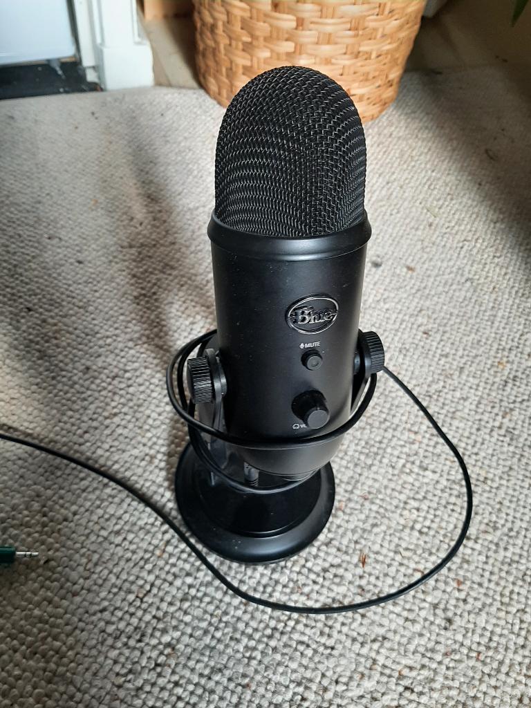 Blue Yeti USB microfoon, Verzenden, Gebruikt, Studiomicrofoon