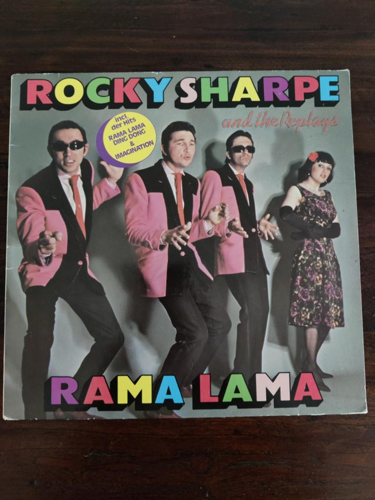 Rama lama / Rocky Sharpe ( Rocka Billy ), Ophalen of Verzenden, Zo goed als nieuw, 12 inch, Poprock