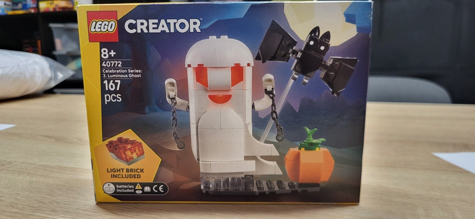 Lego 40772 lichtgevend spook, Lego, Nieuw, Ophalen of Verzenden, Complete set