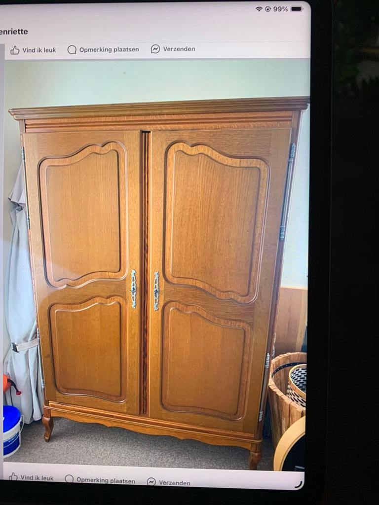 Kast, bed en nachtkastje, Ophalen