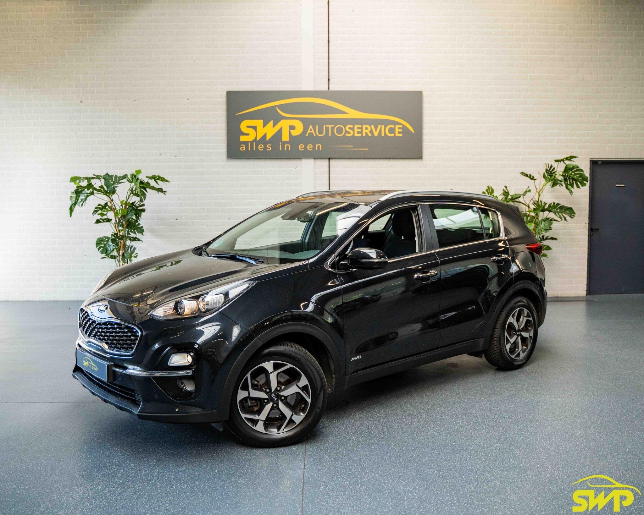 Kia Sportage 1.6 T-GDI 4WD DynamicLine | Navi | Trekhaak | C, Auto's, Stof, Gebruikt, Vierwielaandrijving, Parkeersensor