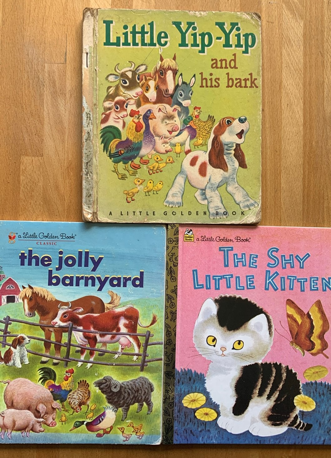 3 ‘Little golden books’ in English (gouden boekjes, Engels), Gelezen, Fictie algemeen, Jongen of Meisje, 4 jaar