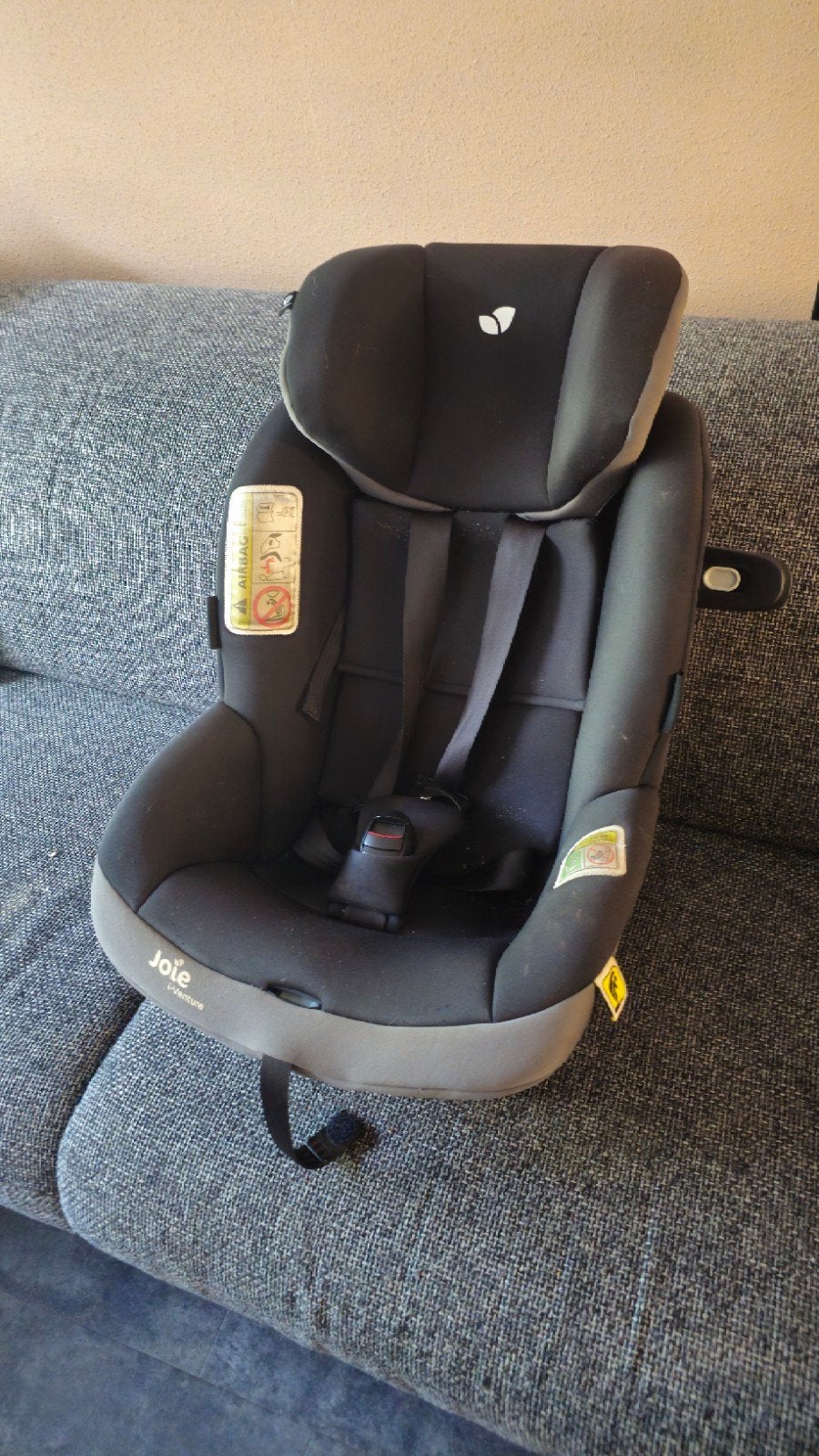 Joie i-Venture autostoel met iso fix basis met verklein inze, Overige merken, Gebruikt, 0 t/m 18 kg, Isofix