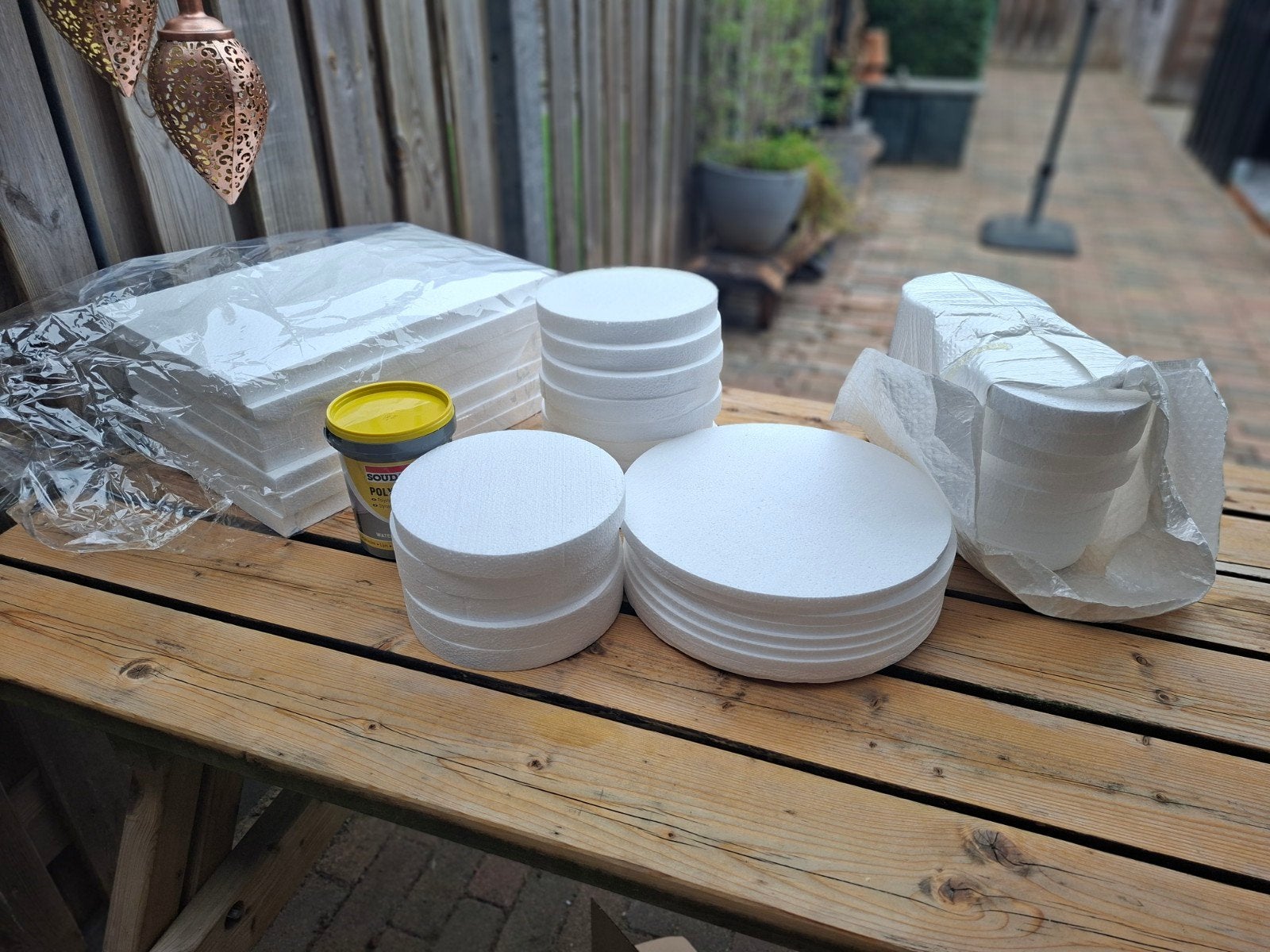 Nieuw: piepschuim vormen & lijm voor knutselen/carnaval, Ophalen of Verzenden, Nieuw