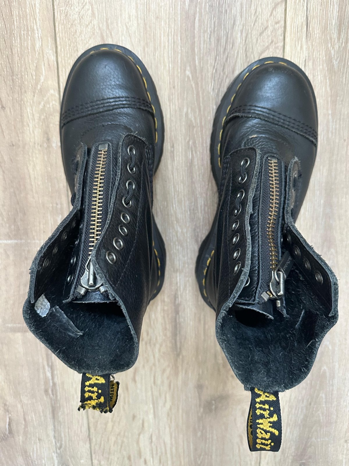 Dr. Martens Sinclair Max laarzen met rits, maat 38, Kleding | Dames, Schoenen, Ophalen of Verzenden, Zo goed als nieuw, Zwart