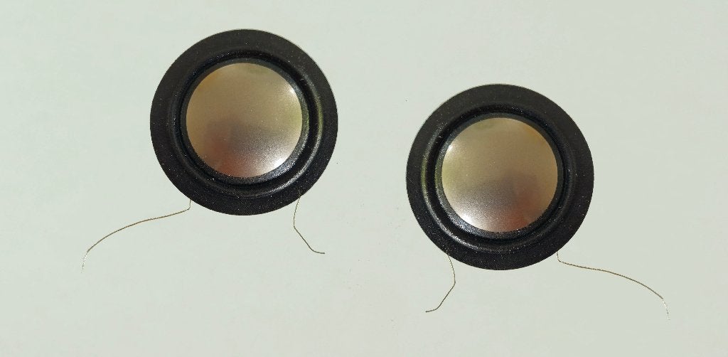 Dome tweeter membranen B&W, 26mm, 8 Ohm, o.a. voor CDM1, Overige typen, Nieuw, Ophalen of Verzenden, 60 tot 120 watt