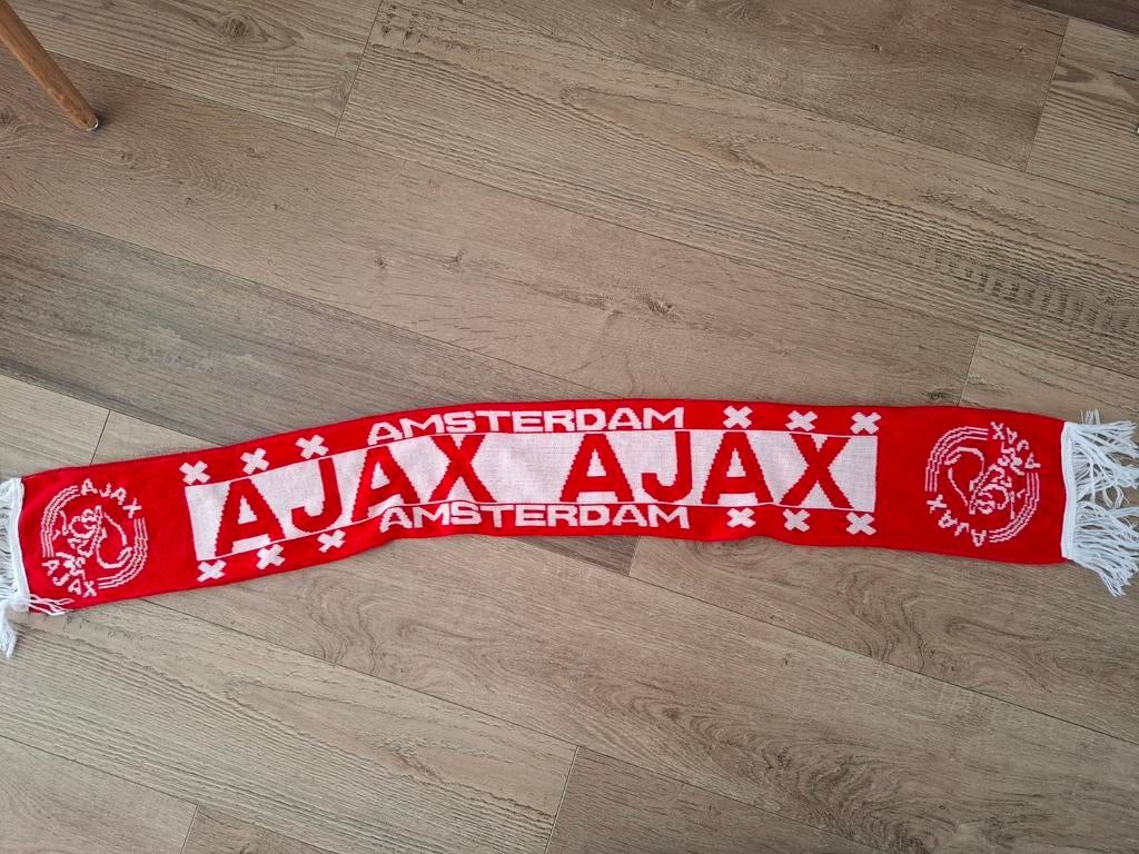 Ajax sjaal jaren 90, Kleding | Heren, Mutsen, Sjaals en Handschoenen, Ophalen of Verzenden, Zo goed als nieuw, Overige maten, Sjaal