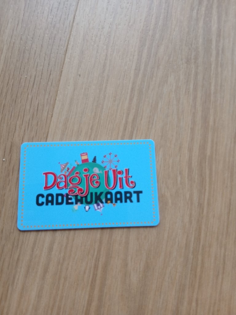 Dagje uit cadeaukaart twv 40 euro, Tickets en Kaartjes, Drie personen of meer, Ticket of Toegangskaart