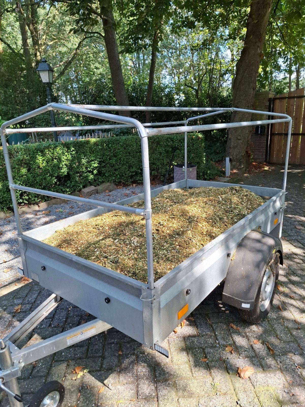 mulch houtsnippers, Ophalen, Boomschors