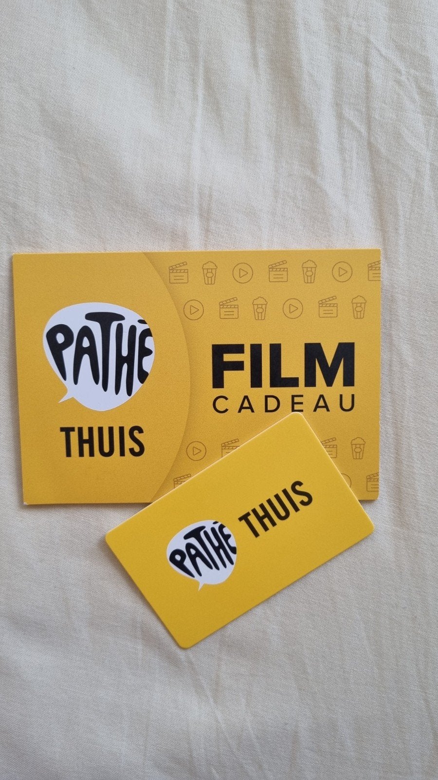 Pathe thuis film cadeau bon, Eén persoon, Cadeaubon