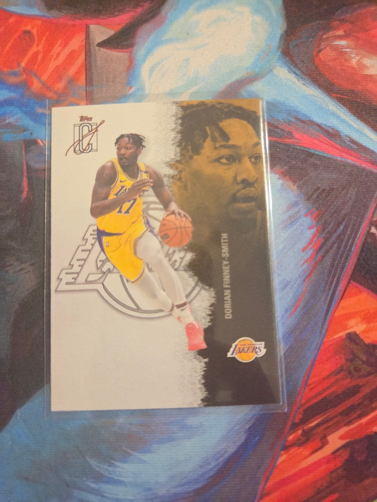 Topps Dorian Finney-Smith Los Angeles Lakers Spelerskaart, Verzamelen, Sportartikelen en Voetbal, Ophalen of Verzenden