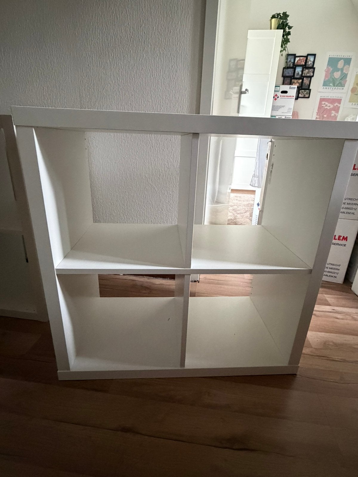 Kallax 2x2 ikea vakkenkast wit, Ophalen, Gebruikt, 50 tot 100 cm, Minder dan 100 cm