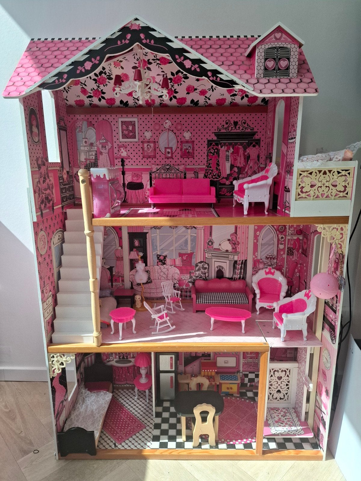 Kidkraft barbiehuis, Ophalen