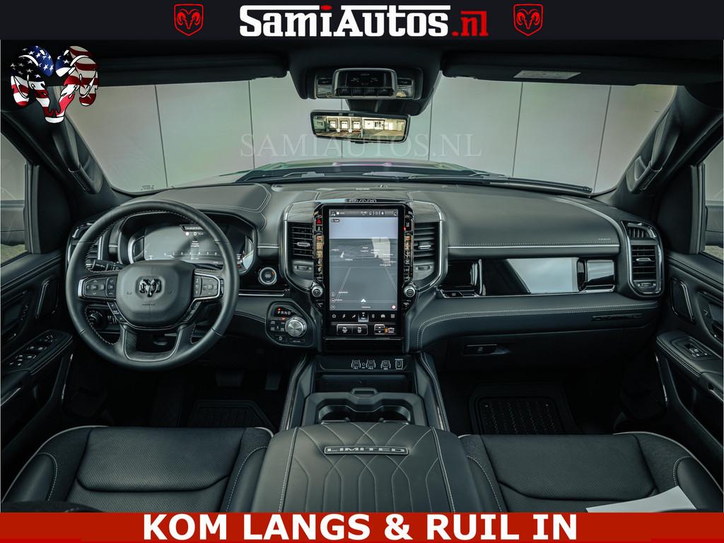 Dodge Ram Limited H.O 540PK 706Nm | Massage + Full Option |, Automaat, Met garantie (alle), Zwart, Leder