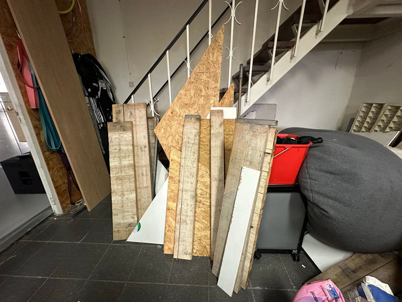 Diverse partij hout en plaatmateriaal, Ophalen, Gebruikt, Minder dan 25 mm, Overige typen