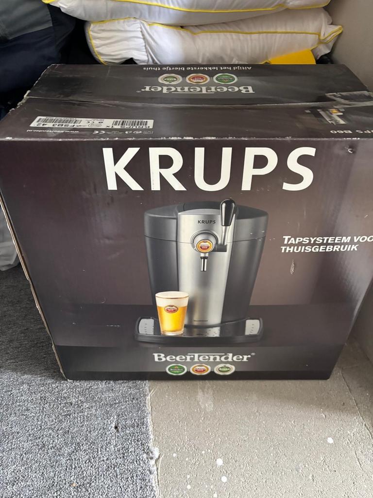 Krups BeerTender biertap - Nieuw in doos, Witgoed en Apparatuur, Thuistaps, Ophalen, Nieuw, Krups