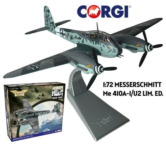 CORGI MESSERSCHMITT Me 410A-1 U3 LIMITED EDITION 1:72, Overige merken, 1:72 tot 1:144, Verzenden, Nieuw