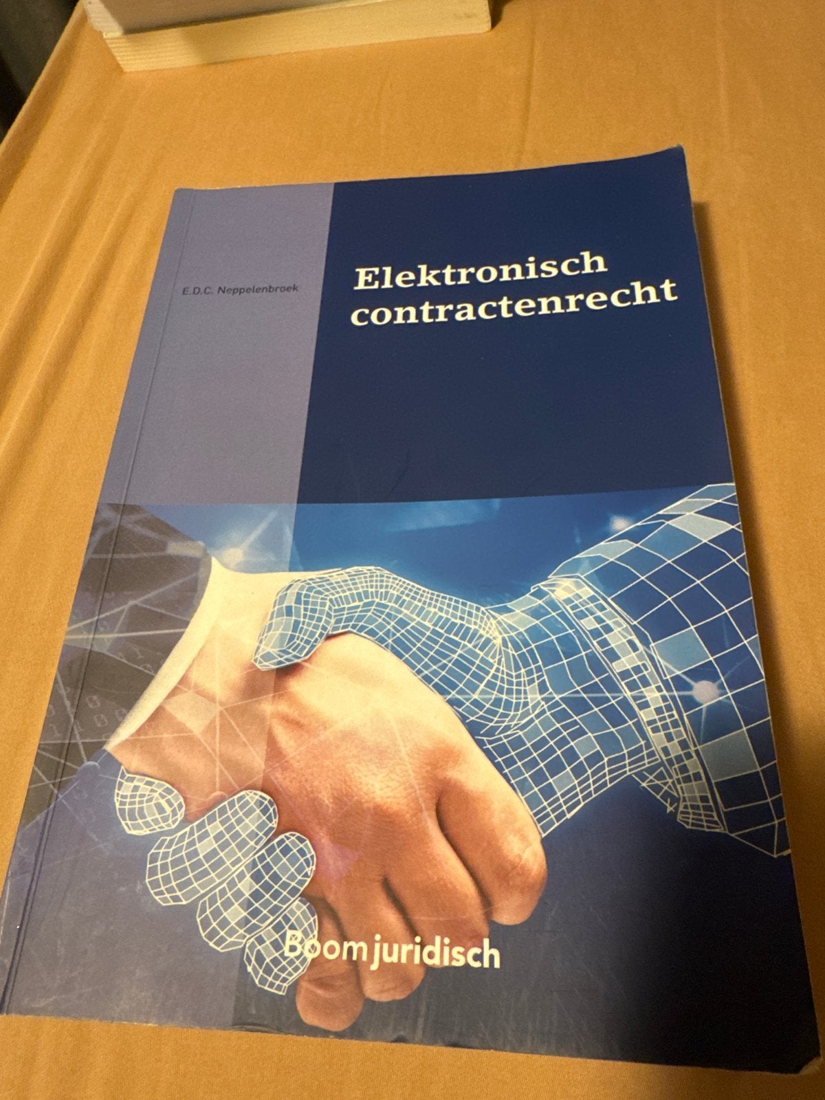 Elektronisch contractenrecht - E.D.C. Neppelenbroek, Ophalen of Verzenden, Gamma, Gelezen, WO