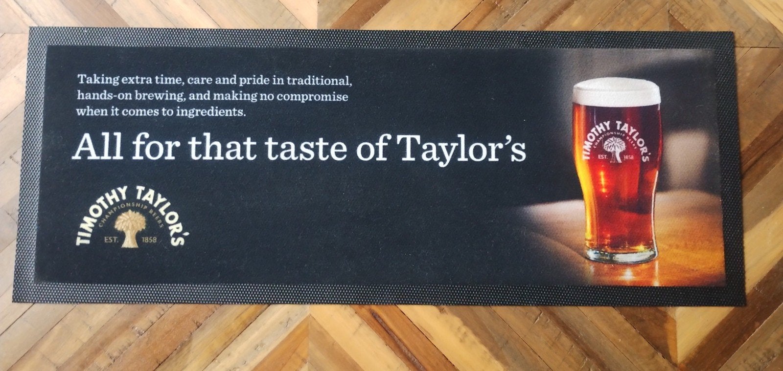 Timothy Taylor's bier barmat, Ophalen of Verzenden, Nieuw, Overige typen, Overige merken
