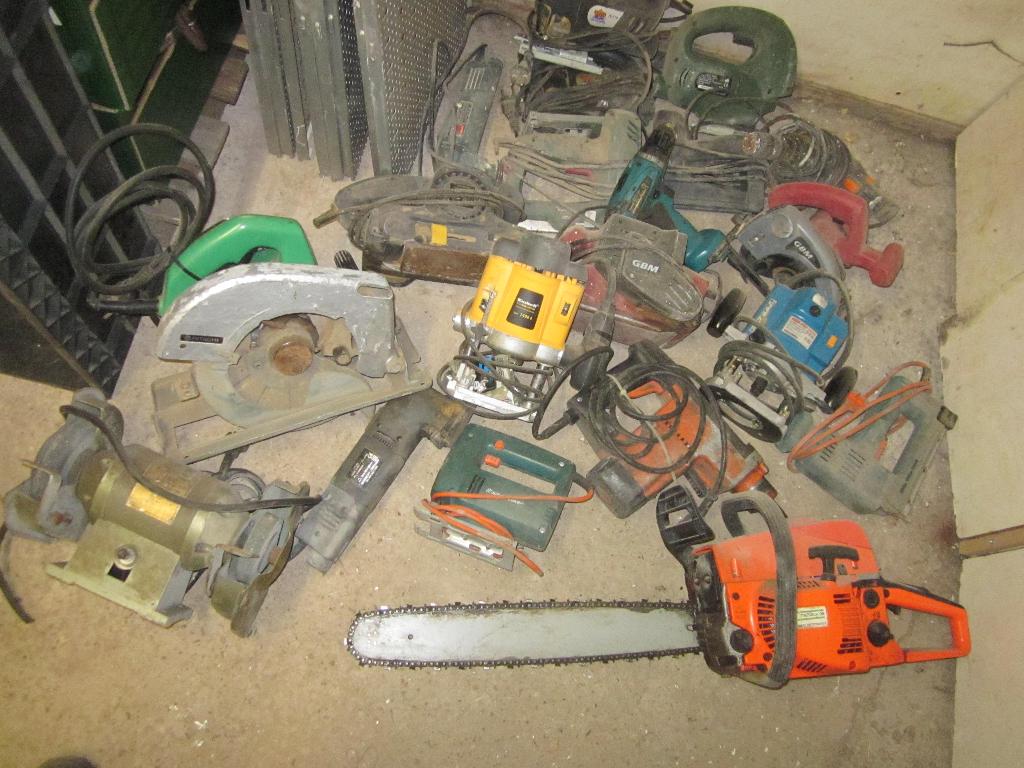 Stapel gebruik elektrisch gereedschap, Doe-het-zelf en Verbouw, Gereedschap | Boormachines, Ophalen, Gebruikt, Overige typen
