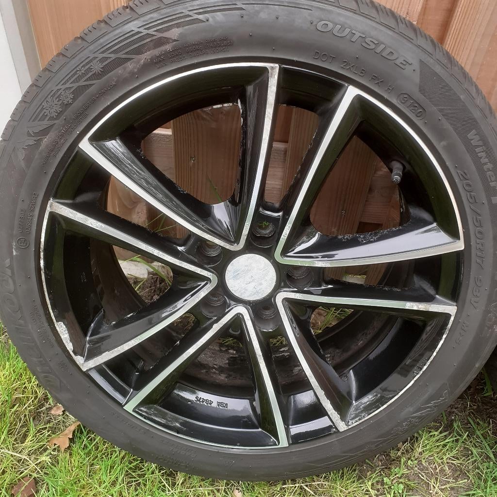 Renault megane velgen met winterbanden, Ophalen