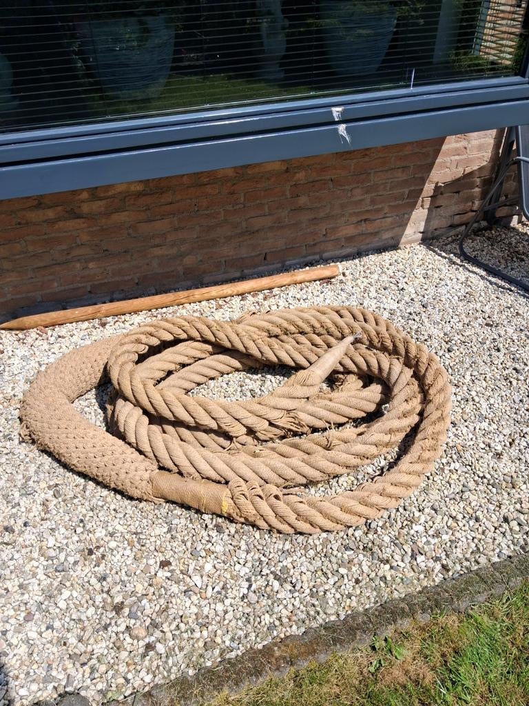 Kabelaring 14.6 meter 8cm.  Met Kameleon, gebruikte staat!, Watersport en Boten, Accessoires en Onderhoud, Ophalen, Gebruikt