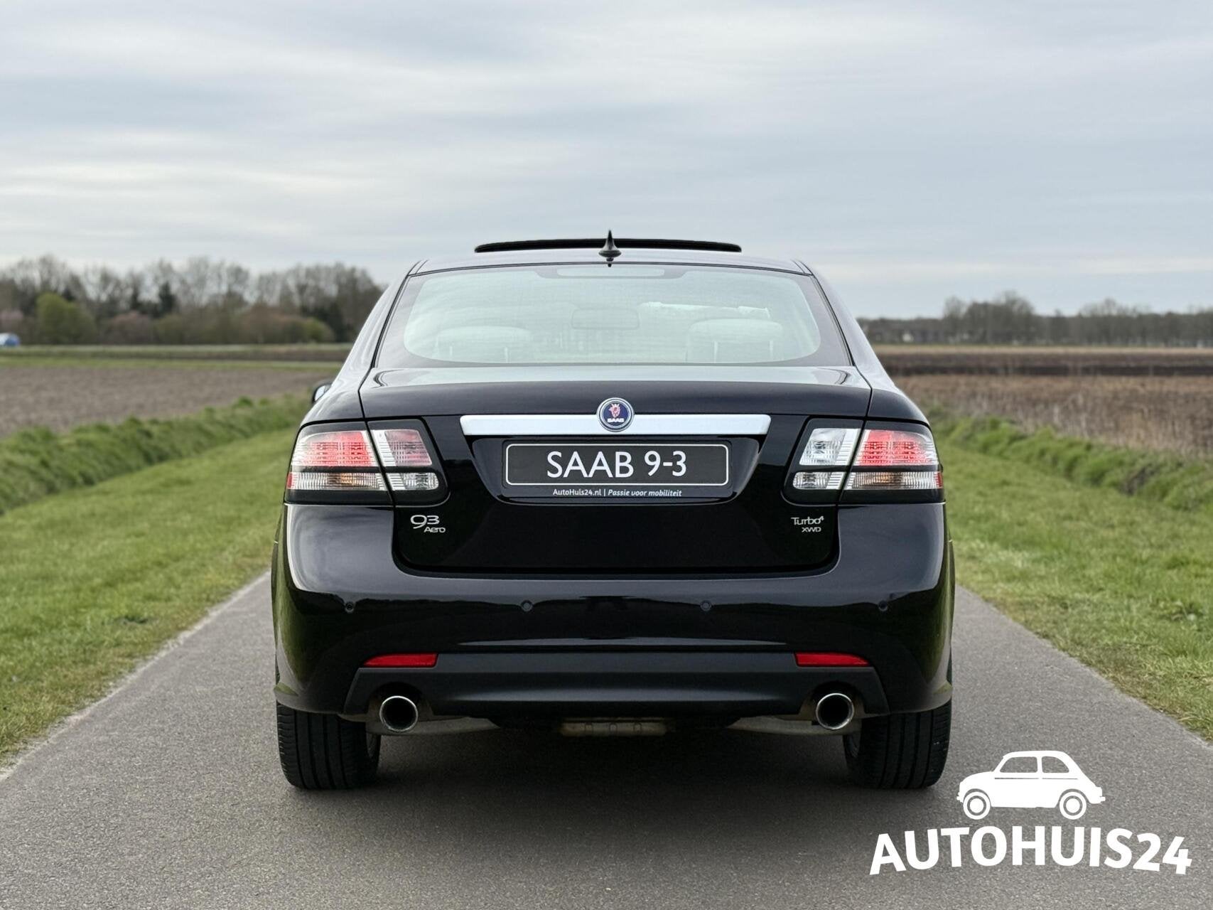 Saab 9-3 Sport Sedan 2.0 T 210pk Aero XWD Exklusiv bj2011, Auto's, Saab, Automaat, Gebruikt, Beige, 4 cilinders