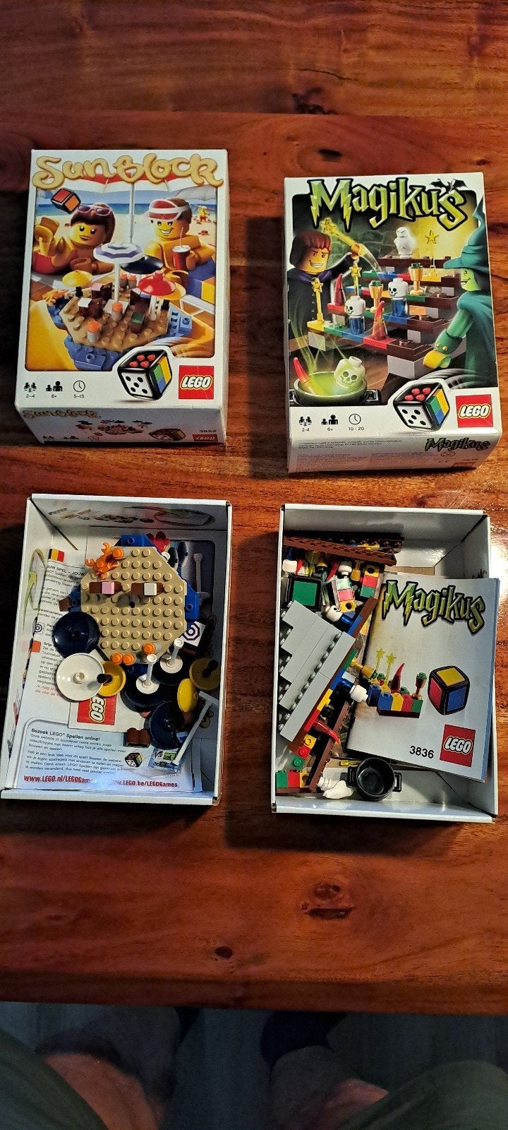 LEGO Spellen: Magikus en Sunblock (mogelijk incompleet), Ophalen of Verzenden