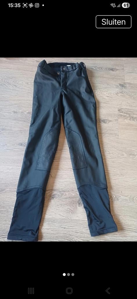 Regen-paardrijbroek Decathlon maat 152, Dieren en Toebehoren, Paardrijkleding, Ophalen, Zo goed als nieuw, Dressuur, Onderkleding