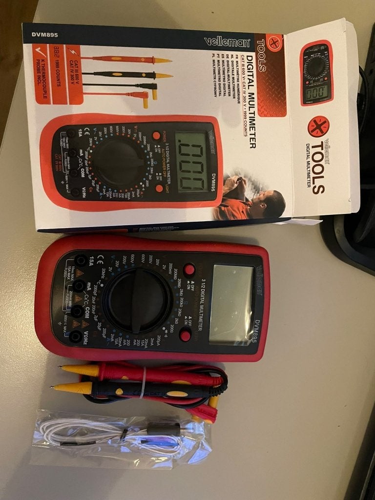 Velleman Multimeter dvm895, Ophalen of Verzenden, Nieuw, Multimeter