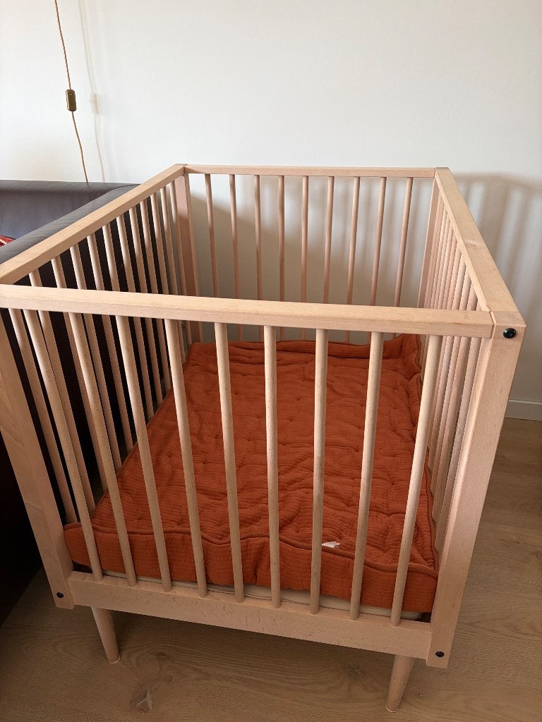 Box blanke kleur, Kinderen en Baby's, Ophalen, Zo goed als nieuw, Vierkant, In hoogte verstelbaar