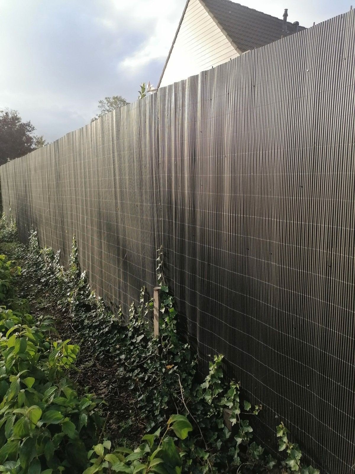Kunststof tuinscherm, Tuin en Terras, Ophalen, Kunststof, 1 tot 2 meter, Minder dan 3 meter