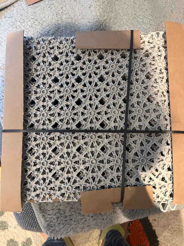 IKEA ALTAPPEN vloertegels voor buiten, 0.81 m², 9 stuks, Ophalen, Nieuw, Kunststof
