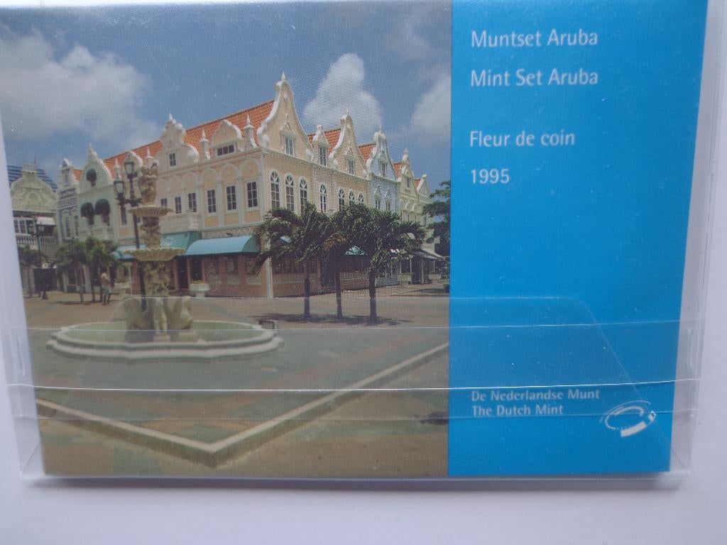Aruba muntset 1995 fdc, Ophalen of Verzenden, Noord-Amerika, Setje