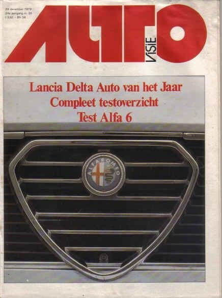 Autovisie 26 1979 : Alfa Romeo Sei 6 - Datsun 180 SX - BMW, Ophalen of Verzenden, Gelezen, Algemeen