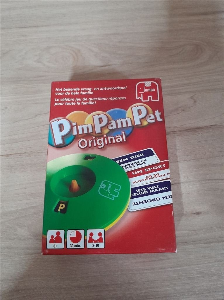 Pim pam pet original - s4947, Hobby en Vrije tijd, Gezelschapsspellen | Bordspellen, Verzenden, Zo goed als nieuw