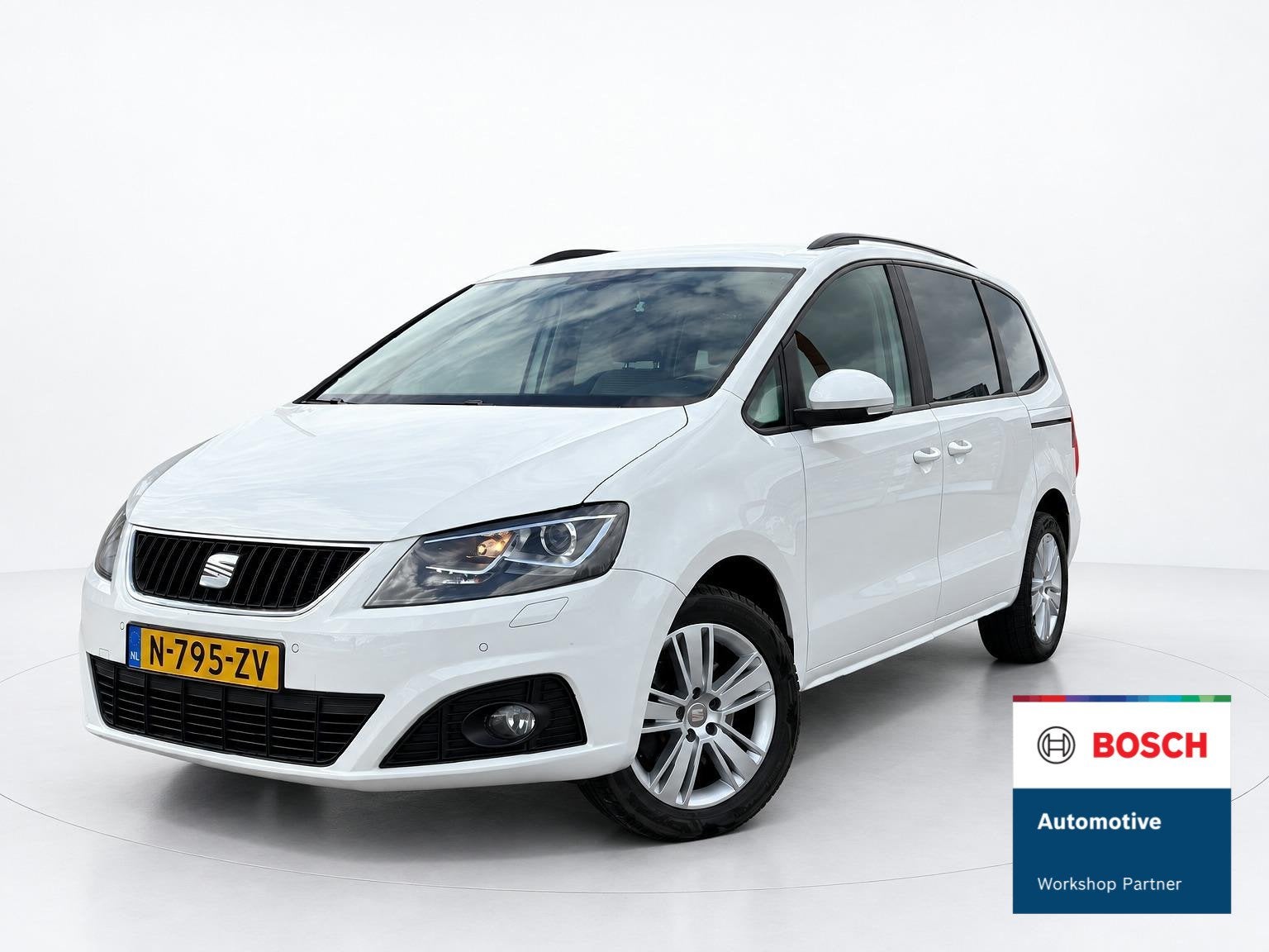 SEAT Alhambra 1.4 TSI Style 7p trekhaak DSG Navi, Automaat, Wit, SEAT S.A., Benzine