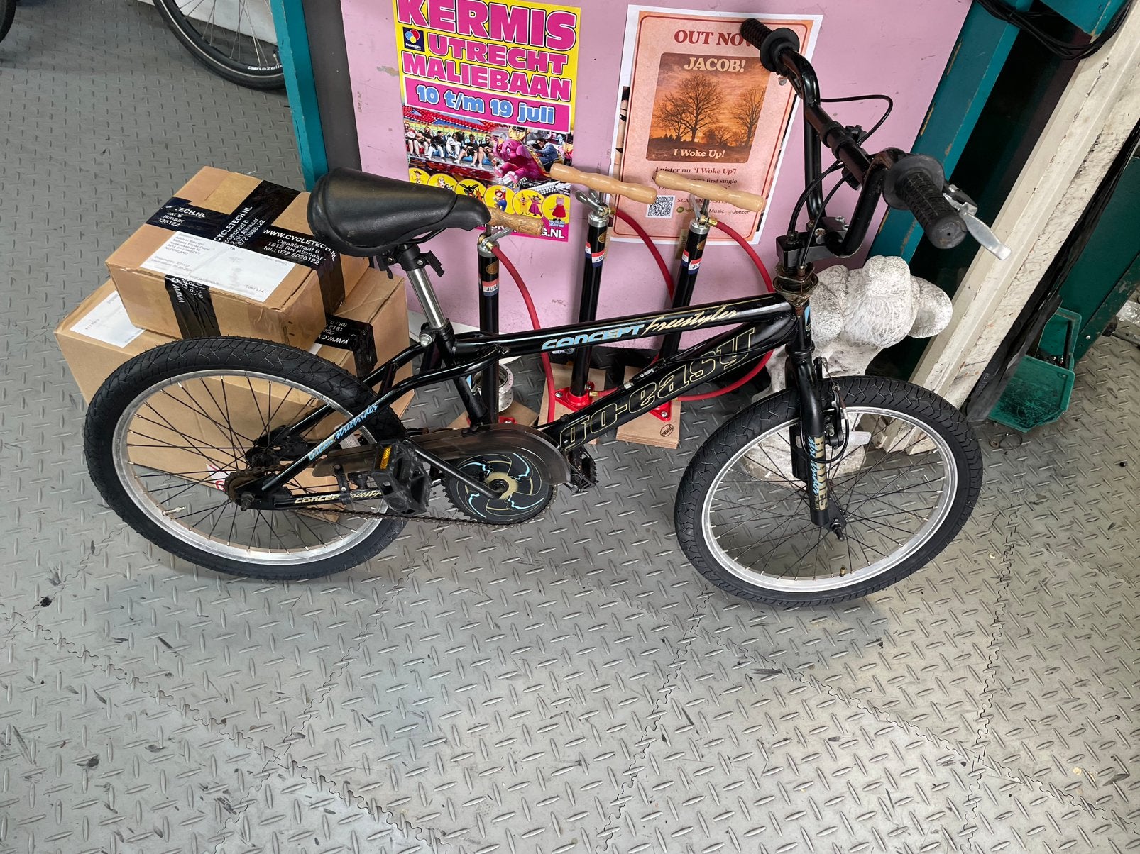 City bmx go easy concept freestyler 20 inch fiets jongens, Ophalen, Gebruikt, Staal, 20 tot 24 inch