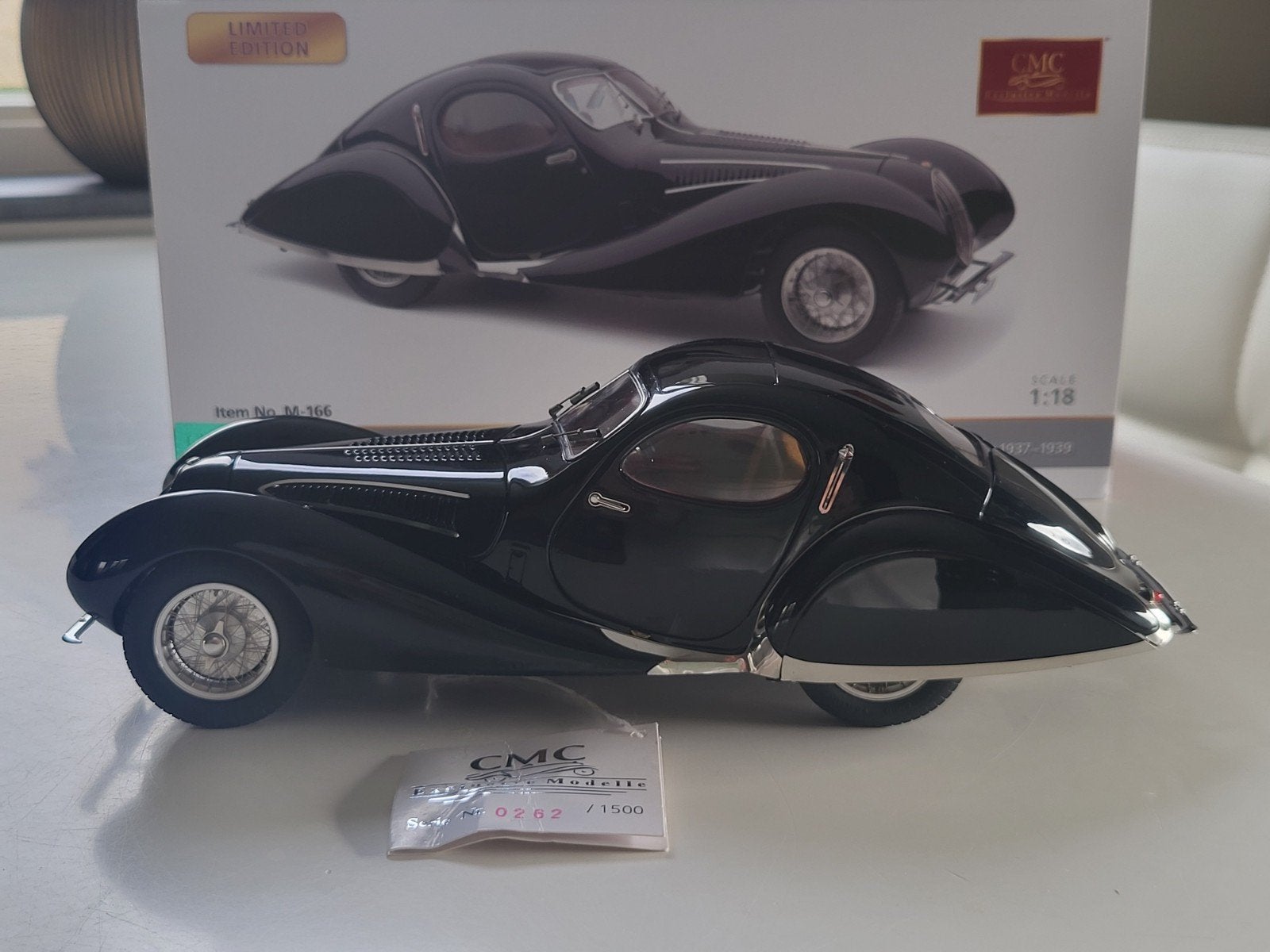 1:18 CMC M-166 Talbot Lago Coupé T150 C-SS Figoni & Falaschi, Kyosho, Auto, Autoart, Ophalen of Verzenden