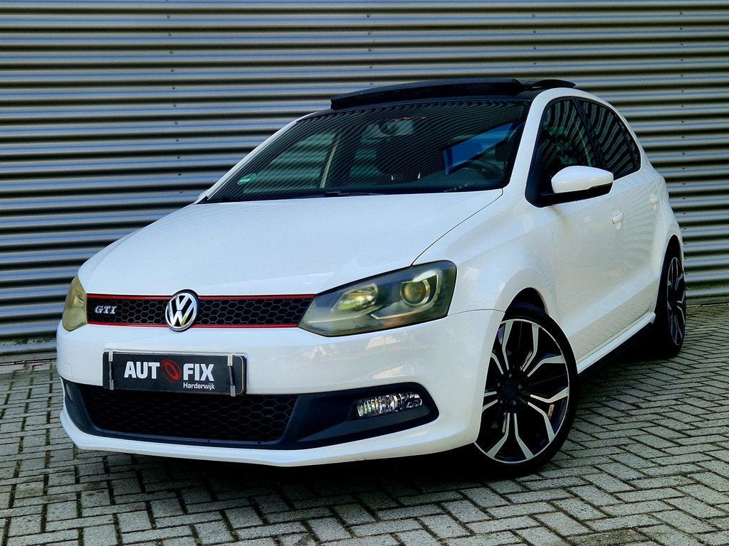Volkswagen Polo 1.4 TSI GTI / PANO / DSG / Airco, Auto's, Euro 5, 4 cilinders, Wit, 630 kg