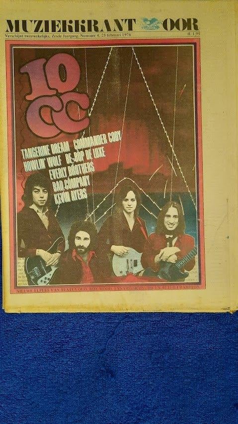 OOR 4-1976 10CC Tangerine Dream Commander Cody Howlin Wolf E, Ophalen of Verzenden, Zo goed als nieuw, Muziek, Film of Tv