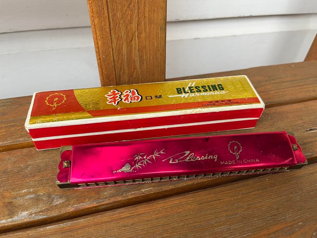 Vintage Blessing mondharmonica China | blaasinstrument, Ophalen of Verzenden