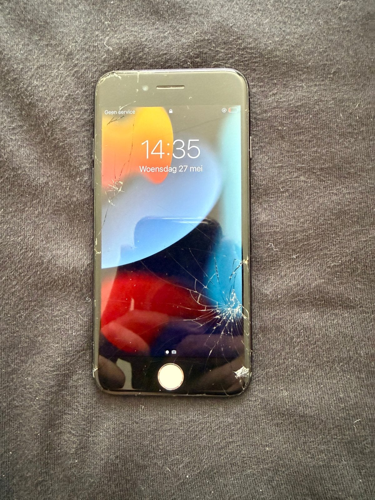 iPhone 7 Gebruikt Zwart, Telecommunicatie, Mobiele telefoons | Hoesjes en Frontjes | Apple iPhone, Ophalen of Verzenden, Apple