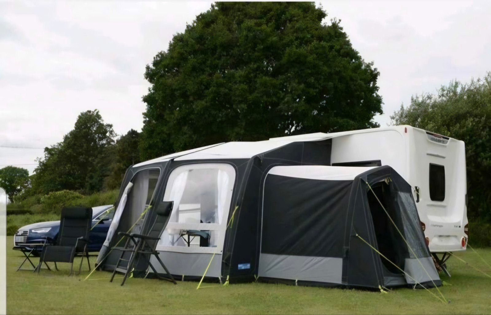 Kampa Ace Air Pro 300 opblaasbare voortent, complete set!, Ophalen, Zo goed als nieuw, Kampa Dometic