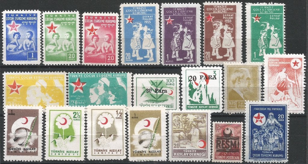 Kavel Turkije postfris, Verzenden, Overige landen, Postfris
