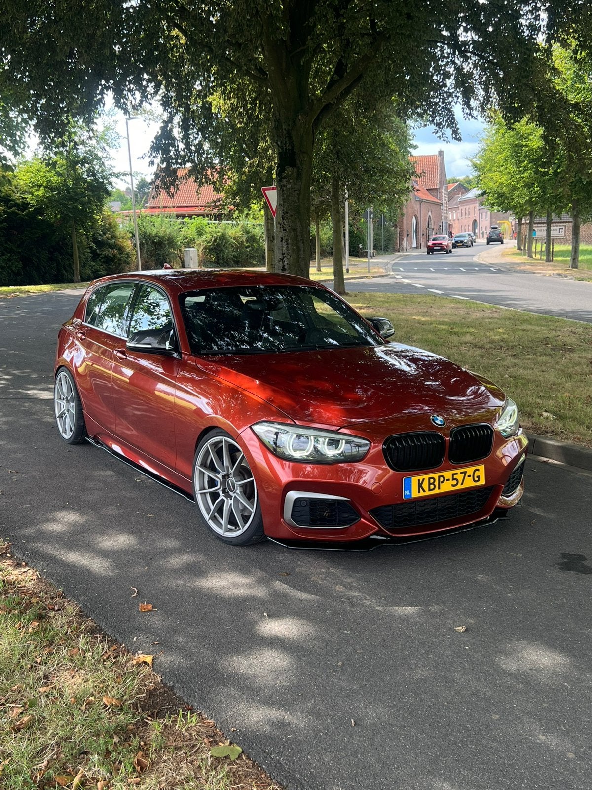 BMW M140i 6MT | Sunset Orange | 480 PK | MHD | 88.000 km, Auto's, Achterwielaandrijving, Zwart, Alcantara, Particulier