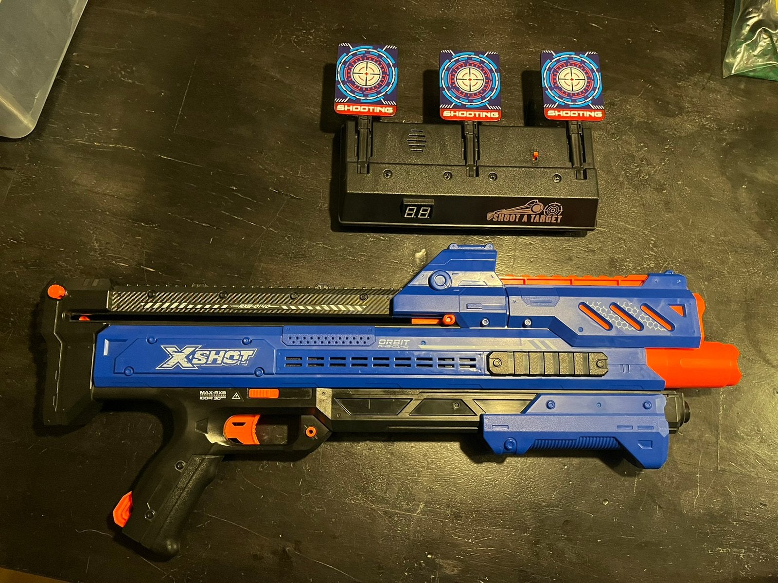 Groot X shot exclusief pijltjes incl. nerf target, Ophalen of Verzenden, Zo goed als nieuw