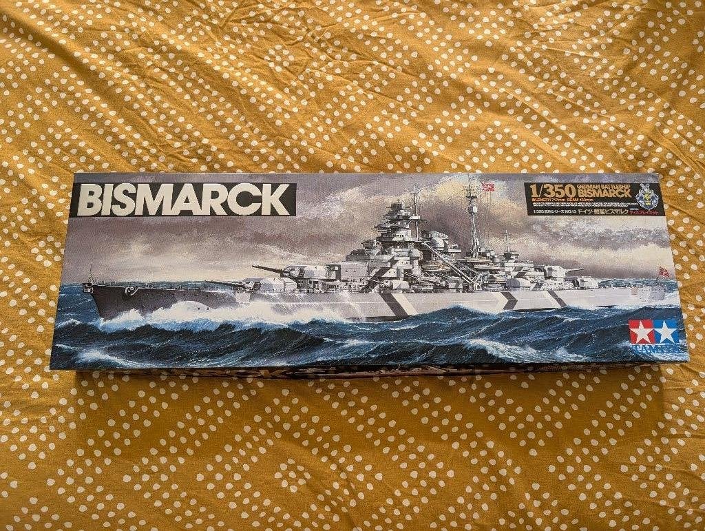 Bismarck Modelbouwset: 1/350, Hobby en Vrije tijd, Modelbouw | Boten en Schepen, Ophalen of Verzenden, Nieuw, 1:200 of kleiner